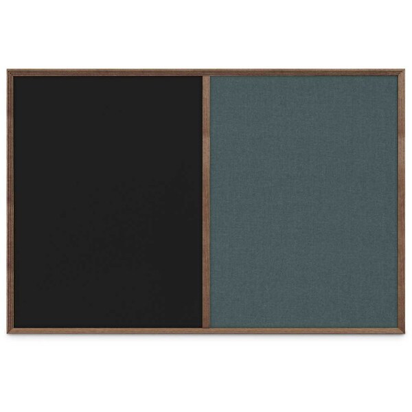 Slim Style Indoor Enclosed Corkboard, 24